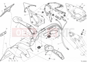 DUCATI Superbike 899 Panigale ABS NUMBER PLATE HOLDER - TAIL LIGHT - (AUS) » LIGHTING SYSTEM