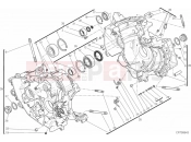 DUCATI Superbike 899 Panigale ABS 010 - HALF-CRANKCASES PAIR » ENGINE CASE