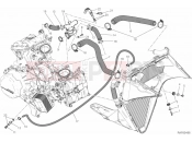 DUCATI Superbike 899 Panigale ABS COOLING SYSTEM » COOLING SYSTEM