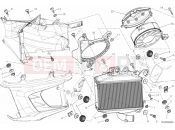DUCATI Diavel STRADA RADIATOR, WATER, LH » COOLING SYSTEM