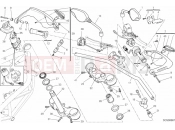 DUCATI HYPERMOTARD HANDLEBAR AND CONTROLS » HANDLE BAR