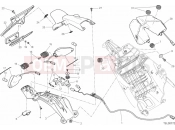 DUCATI HYPERMOTARD NUMBER PLATE HOLDER - TAIL LIGHT » LIGHTING SYSTEM