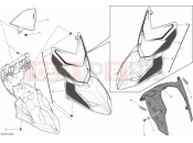 DUCATI 2014 HYPERMOTARD SP COWLING » PLASTICS