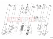 DUCATI Monster 1100 EVO ANNIVERSARY FRONT FORK » FRONT SUSPENSION