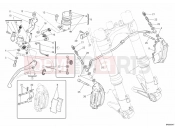 DUCATI Monster 1100 EVO ANNIVERSARY FRONT BRAKE SYSTEM » BRAKING SYSTEM