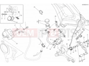 DUCATI Monster 1100 EVO ANNIVERSARY REAR BRAKE SYSTEM » BRAKING SYSTEM
