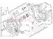 DUCATI Superbike 1199 Panigale ABS 010 - HALF-CRANKCASES PAIR » ENGINE CASE