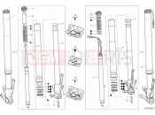 DUCATI Multistrada 1200 S GT FRONT FORK » FRONT SUSPENSION