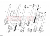 DUCATI Monster 696 ABS FRONT FORK » FRONT SUSPENSION