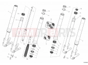 DUCATI Monster 796 ABS FRONT FORK » FRONT SUSPENSION