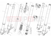 DUCATI Superbike 848 21A - FRONT FORK (2) » FRONT SUSPENSION