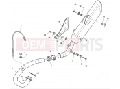 EXHAUST SYSTEM - Husqvarna TXC 511 2013