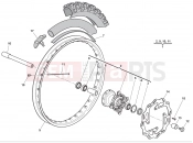 FRONT WHEEL - Husqvarna TXC 511 2013