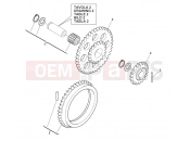 HUSQVARNA 2013 TE 449-511 OILPUMP GEAR