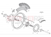 HUSQVARNA 2013 TE 449-511 REAR WHEEL