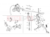 HUSQVARNA 2013 TE 449-511 REAR BRAKE SYSTEM