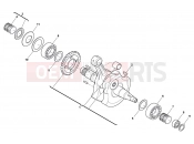 HUSQVARNA 2012 SMR 511 CRANK SHAFT