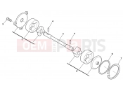 HUSQVARNA 2012 SMR 511 OIL PUMP