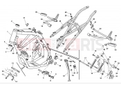 HUSQVARNA 2012 SMR 511 FRAME - FOOTRESTS