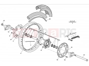 HUSQVARNA 2012 SMR 511 REAR WHEEL