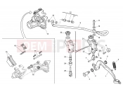 REAR BRAKE SYSTEM - Husqvarna TE 449-511 2012
