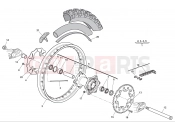 REAR WHEEL - Husqvarna TE 449-511 2012