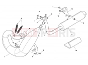 HUSQVARNA 2012 CR 65 EXHAUST SYSTEM