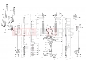 HUSQVARNA 2012 CR 65 FRONT FORK ASSEMBLY