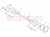 HUSQVARNA 2011 TE 449-511 OIL PUMP