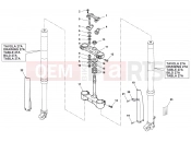 HUSQVARNA 2011 TE 449-511 STEERING FORK