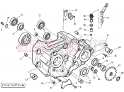 HUSQVARNA 2006 SMS-TE 610 CRANKCASE CARTER L.H.