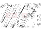 HUSQVARNA 2006 SMS-TE 610 FRONT FORK ASSEMBLY