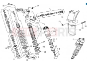 HUSQVARNA 2006 SMS-TE 610 REAR SUSPENSION