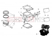 HUSQVARNA 2004 TE 510 CENTENNIAL CYLINDER - PISTON