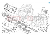 HUSQVARNA 2004 TE 510 CENTENNIAL GEAR BOX