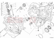DUCATI 2013 Diavel HALF-CRANKCASES PAIR » ENGINE CASE