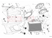 DUCATI 2013 Diavel RADIATOR, WATER, LH » COOLING SYSTEM