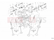 DUCATI 2013 Diavel VERTICAL CYLINDER HEAD » VALVE DRIVE