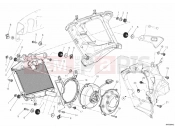 DUCATI Diavel Carbon RADIATOR, WATER,RH » COOLING SYSTEM