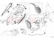 DUCATI Diavel CROMO 27A - NUMBER PLATE HOLDER - TAIL LIGHT (2) » LIGHTING SYSTEM