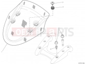 DUCATI Diavel WHITE STRIPE WINDSHIELD » PLASTICS