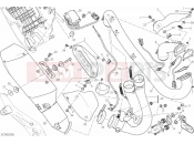 DUCATI 2013 HYPERMOTARD SP EXHAUST SYSTEM » EXHAUST SYSTEM