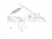 DUCATI Monster 1100 EVO ABS REAR SHOCK ABSORBER » SWING ARM