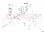 DUCATI Hypermotard 1100 EVO SP REAR SHOCK ABSORBER » SWING ARM