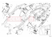 DUCATI Multistrada 1200 S Touring REAR FRAME COMP. » FRAME