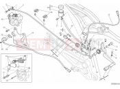 DUCATI Monster 659 REAR BRAKE SYSTEM » BRAKING SYSTEM