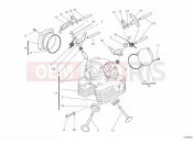 DUCATI Monster 659 VERTICAL CYLINDER HEAD » VALVE DRIVE