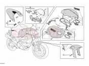 DUCATI 2012 Monster 696 MONSTER ART FAIRING » PLASTICS