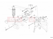 DUCATI Hypermotard 796 REAR SHOCK ABSORBER » SWING ARM