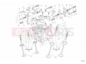 DUCATI Superbike 848 VERTICAL CYLINDER HEAD » VALVE DRIVE